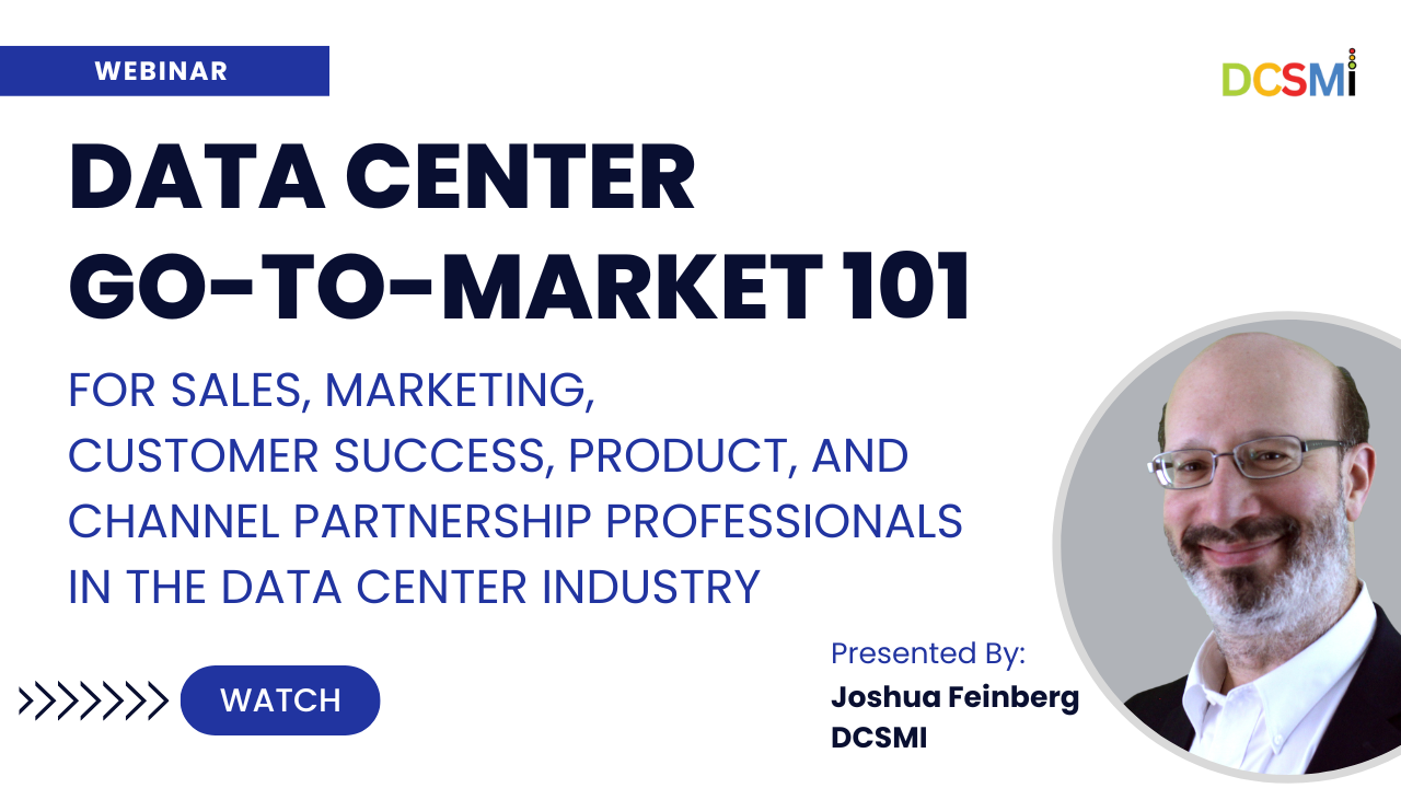 Watch the Recording: Data Center Go-to-Market 101